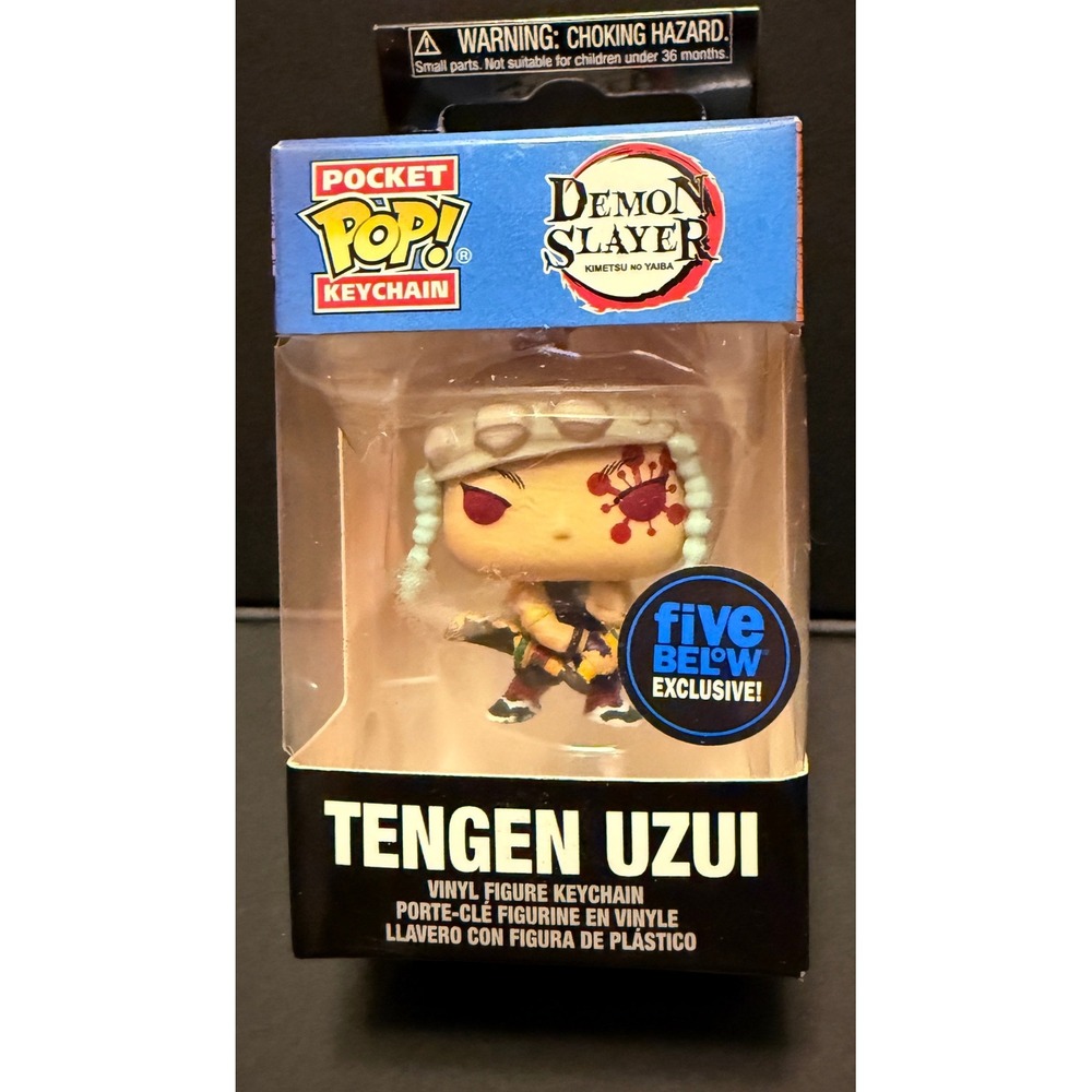 Funko Pocket Pop Keychain Kids OS Multi New Tengen Uzui Demon Slayer Exclusive